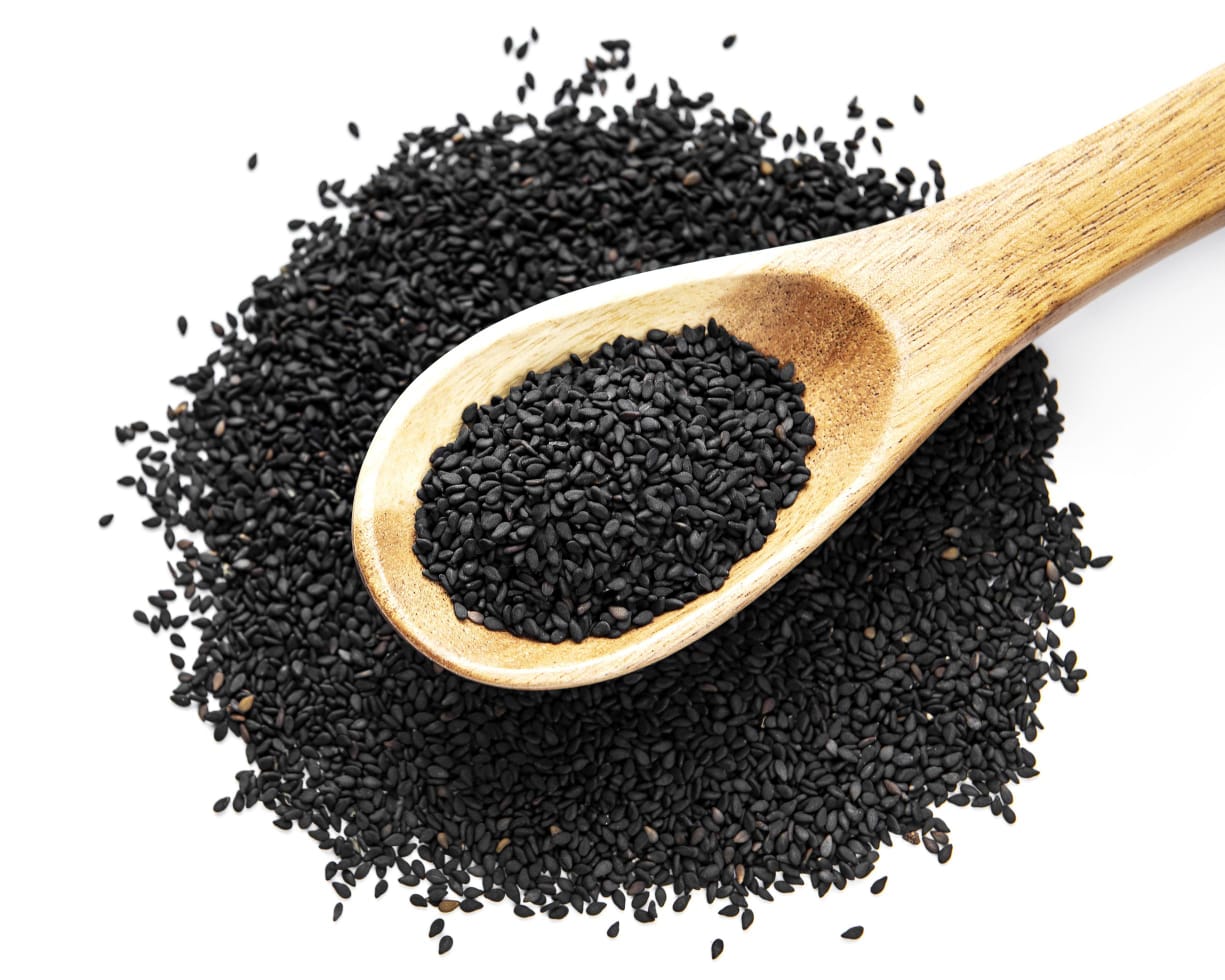 Desiway Black Sesame Seeds, Organic Raw Black Til, Super Food for Skin, Hair and Bone Health, Rich in Antioxidants 200gms