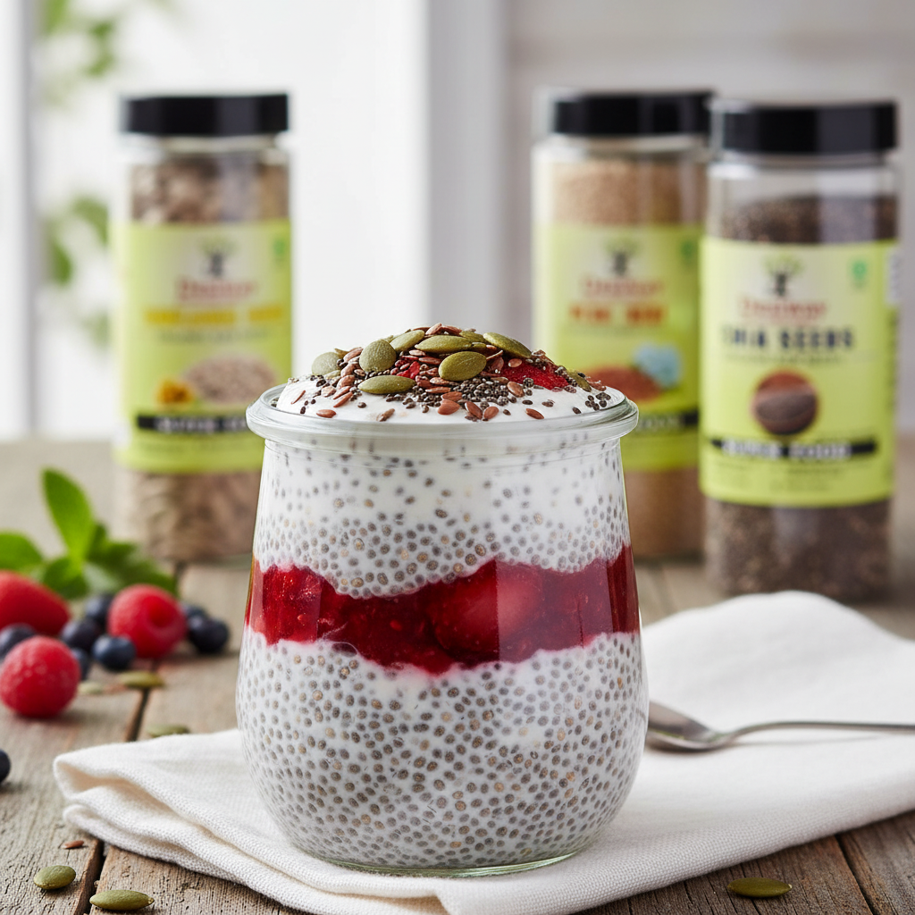 Desiway Super 5 Seeds Combo | Chia, Flax, Pumpkin, Sunflower & Sesame Seeds | Healthy Superfood Mix