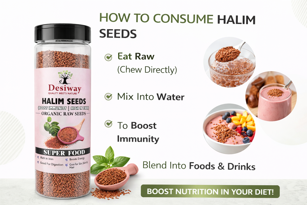 Desiway Halim Seeds (Garden Cress Seeds) 200g | Rich in Iron & Protein | Natural Superfood for Energy & Immunity | 100% Pure & Fresh