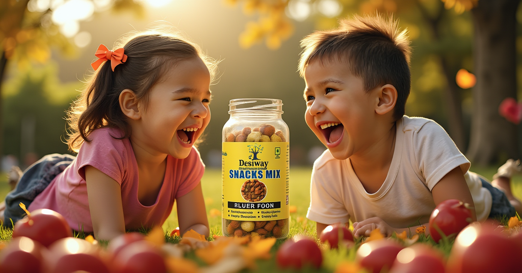 Desiway Premium Snacks Mix with Almonds, Roasted in Extra Virgin Olive Oil, Super Food for Immunity and Digestion, Quality Mixed Nuts